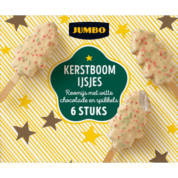 Jumbo Kerstboom IJsjes 6 Stuks