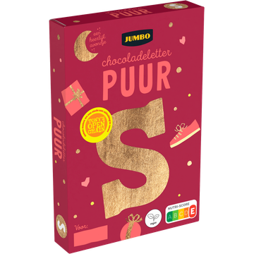 Jumbo Chocoladeletter Puur S 160 g