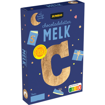 Jumbo Chocoladeletter Melk C 160 g