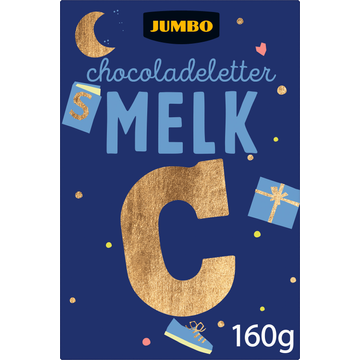 Jumbo Chocoladeletter Melk C 160 g