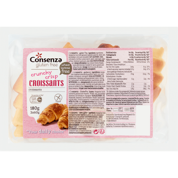 Consenza Gluten Free Croissants 3 x 60 g