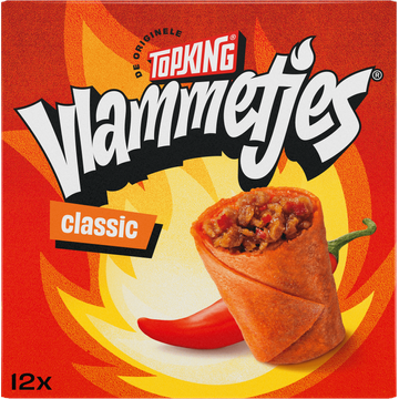 Topking Vlammetjes Classic 12 Stuks 210 g