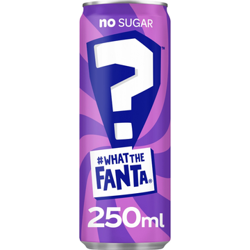Fanta What The Fanta Zero Sugar - Blik - 250 ml