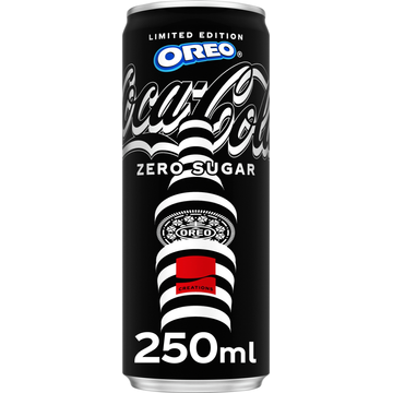 Coca-Cola Oreo Zero Sugar Fizzy Cookie Flavoured Limited Edition 250 ml
