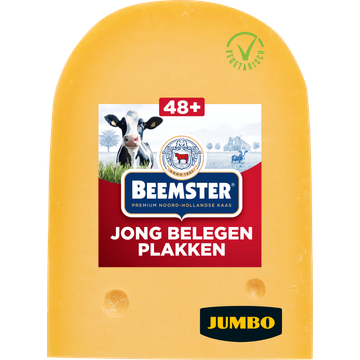 Beemster Kaas Jong Belegen 48+ Plakken ca. 220 g
