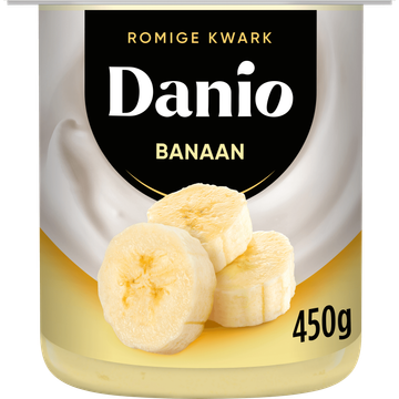 Danio Romige Kwark Banaan 450 g