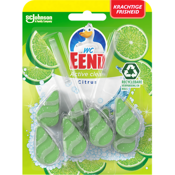 WC Eend ActiveClean Citrus Splash Voordeelpak 2 x 38,6 g