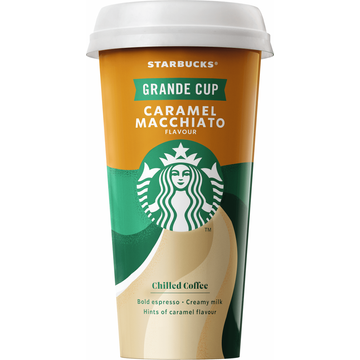 Starbucks Grande Cup Caramel Macchiato ijskoffie 330ml