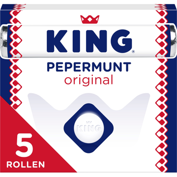 KING Suikerwerk Pepermunt Original 5 x 44 g