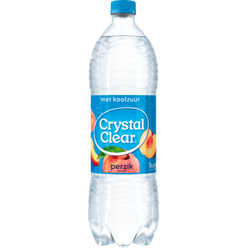 Crystal Clear Perzik Smaak 1L