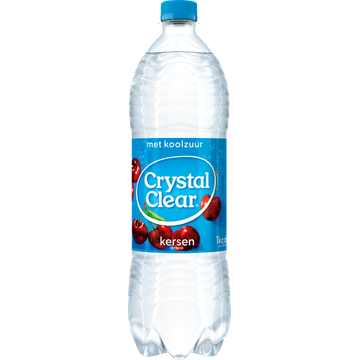 Crystal Clear Sparkling Cherry Fles 1L