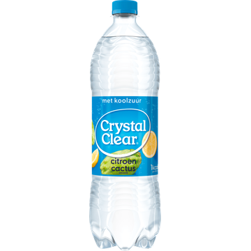 Crystal Clear Sparkling Lemon Cactus Fles 1L