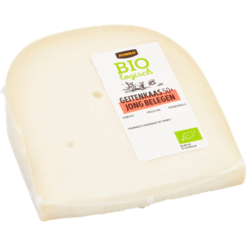 Jumbo Biologisch Geitenkaas 50+ Jong Belegen Stuk ca. 375 g