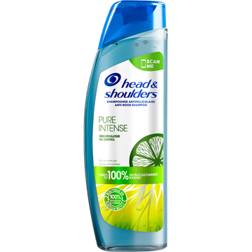 Head & Shoulders Pure Intense Oil Control Shampoo, 250ml