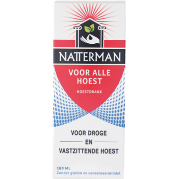 Natterman Voor alle hoest hoestdrank, 180 ml