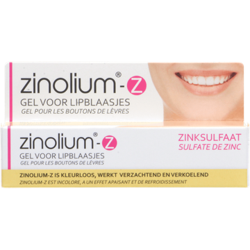 Zinolium ZZ gel voor lipblaasjes 5 g