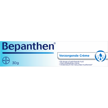 Bepanthen Verzorgende crème bij geïrriteerde en droge huid, 30g