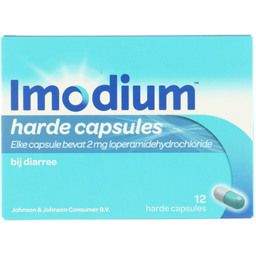 Imodium Harde Capsules bij Diarrree 12 Stuks