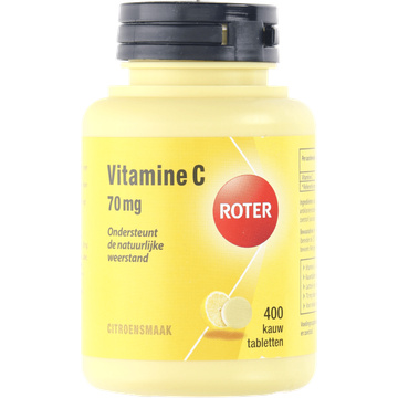 Roter Vitamine C kauwtabletten, 400 stuks