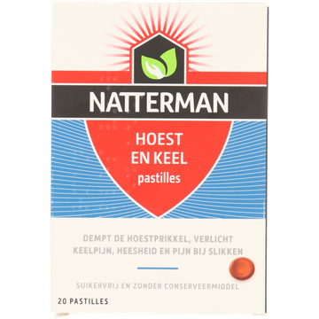 Natterman Hoest En Keel Pastilles, 20 stuks