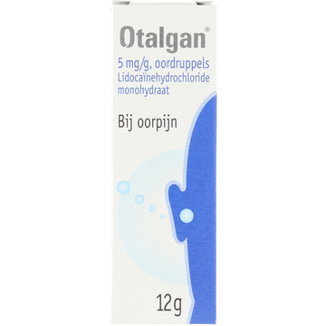 Otalgan Oordruppels 5 mg/ g, 12 g