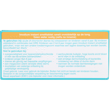 Imodium Smelttablet 2mg 10st