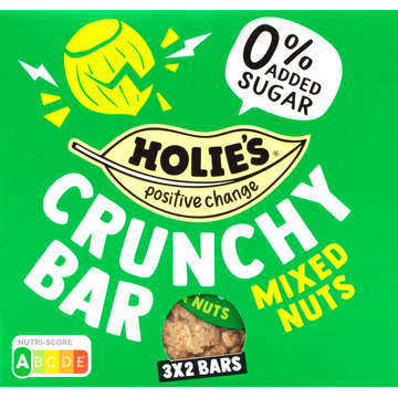Holie's Crunchy Bar Nuts & Seeds 3 x 2 x 20 g