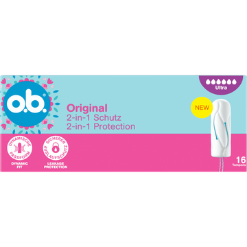 O.B. Original Dynamic Fit Ultra Tampons 16 Stuks