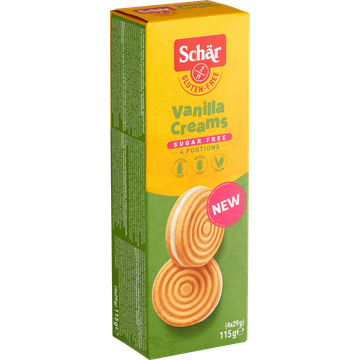 Schär Vanilla Creams glutenvrij 115g