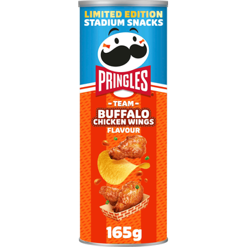 Pringles Team Buffalo Chicken Wings Flavour Limited Edition 165 g