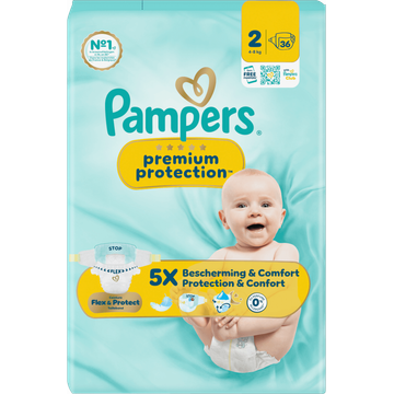 Pampers Premium Protection Maat 2, 36 Luiers