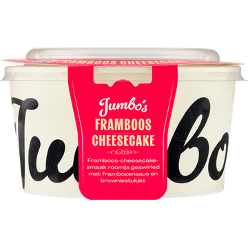 Jumbo's IJs Framboos Cheesecake met Browniestukjes 800ML