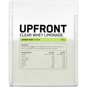 Upfront Clear Whey Limoen Munt 300g