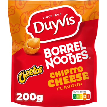 Duyvis Borrelnootjes Cheetos Chipito Kaas Pinda Noten 200 gr