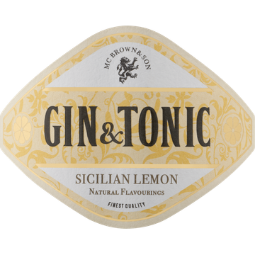 MC Brown - Gin&Tonic - Sicilian Lemon - 750ML