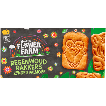 The Flower Farm Regenwoud Rakkers Zonder Palmolie 12 Stuks 175 g