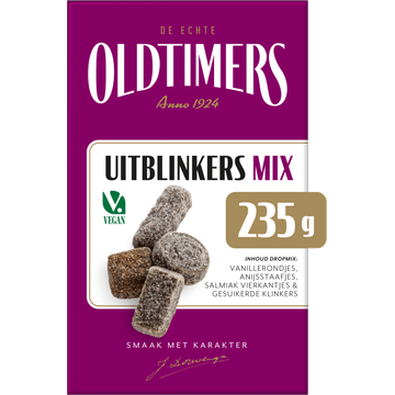 Oldtimers Uitblinkers Mix Gesuikerd & Gecoat 235 g