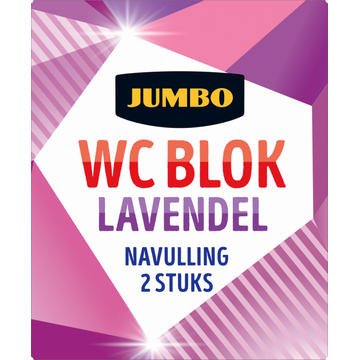Jumbo WC Blok Lavendel Navulling 2 Stuks