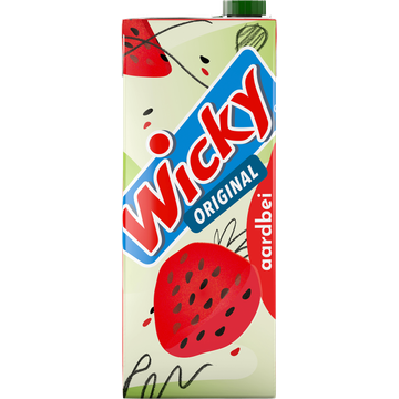 Wicky Original Smaak Aardbei 1,5 L