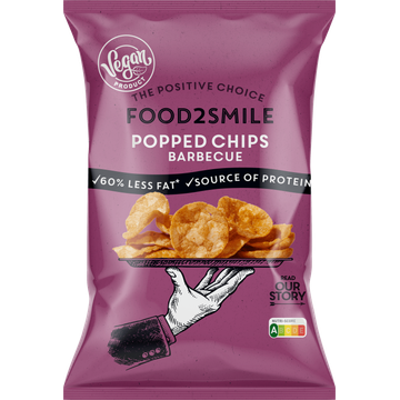 Food2Smile Popped Chips Barbecue 90g