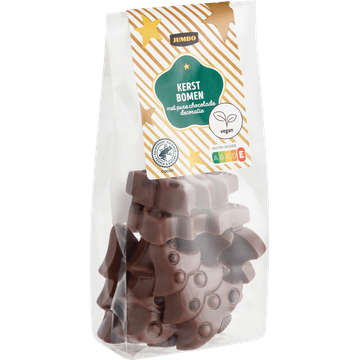 Jumbo Kerst Bomen met Pure Chocolade Decoratie 120 g