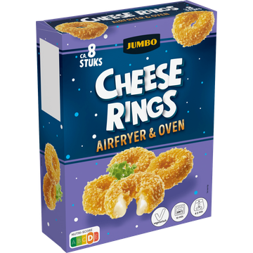 Jumbo Cheese Rings Airfryer & Oven ca. 8 Stuks