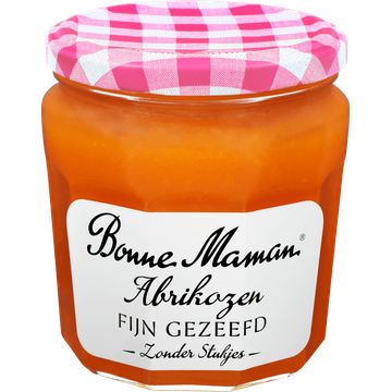 Bonne Maman Abrikozen Fijn Gezeefd zonder Stukjes 345g