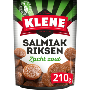 Klene Drop Salmiakriksen 210g