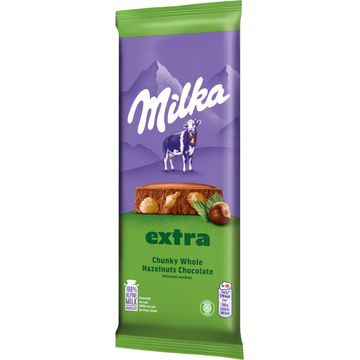 Milka Melk Hazelnoot Chocolade Tablet 190g