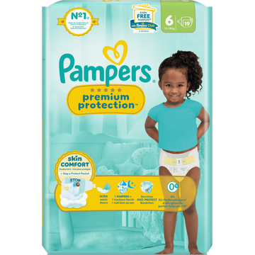 Pampers Premium Protection Maat 6, 19 Luiers