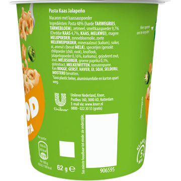 Knorr Good Pasta Kaas Jalapeño 62 g