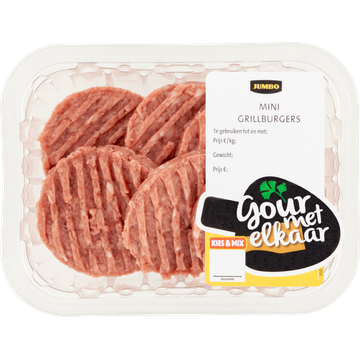 Jumbo Gourmet Mini Grillburgers 180 g