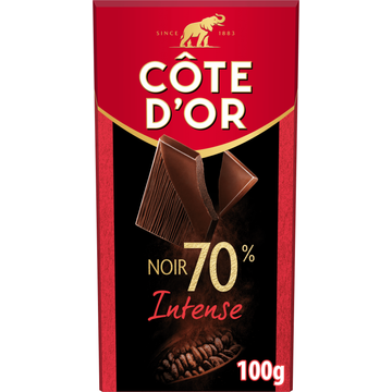 Côte d'Or Chocoladereep Intense Extra Pure Chocolade 70% 100g