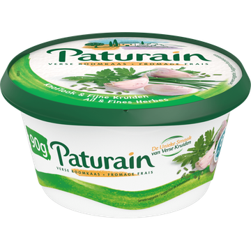 Paturain Verse Roomkaas Knoflook & Fijne Kruiden 90 g